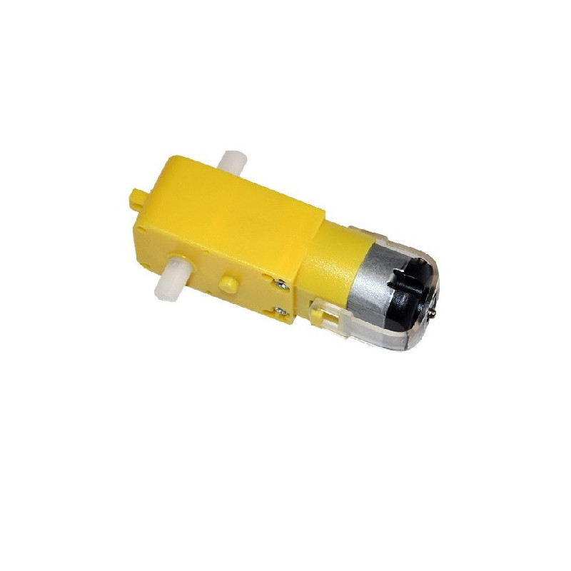 Motorreductor amarillo doble eje