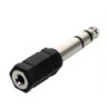 Jack 3.5mm a plug 6.3mm plastico estereo CA-087PS