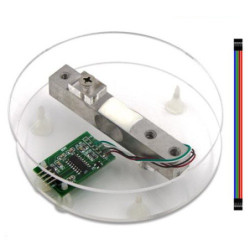 Celda de carga sensor de peso 5Kg con modulo HX711 y base de acrílico