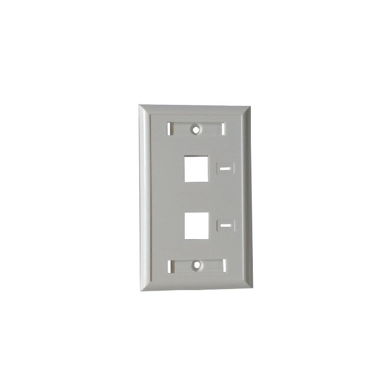 Placa de pared para 2 conectores P860-2