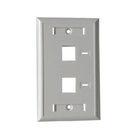 Placa de pared para 2 conectores P860-2