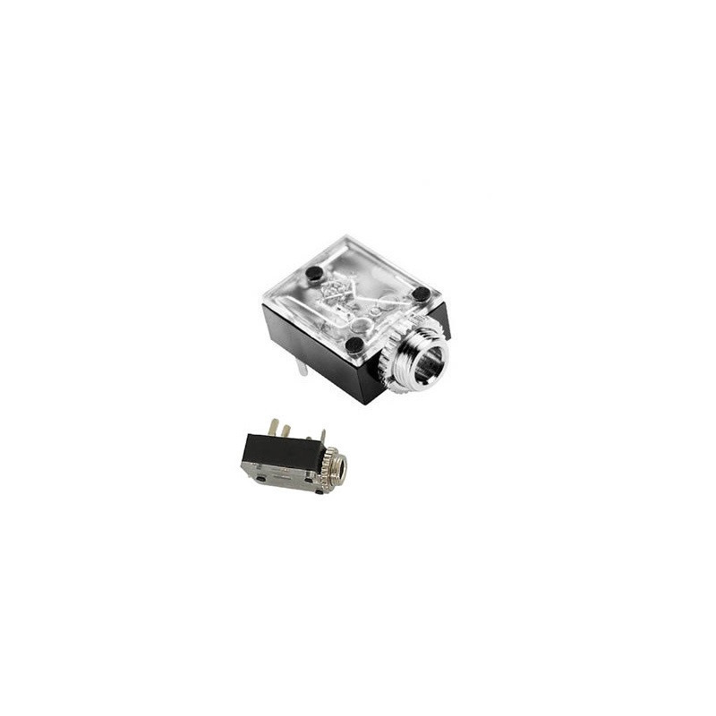 Jack 3.5mm placa transparente CA-045PS