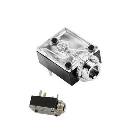 Jack 3.5mm placa transparente CA-045PS