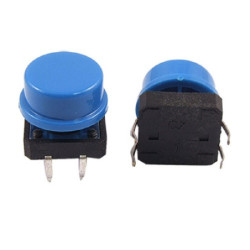 Pushbutton Mediano Azul PB-061BL