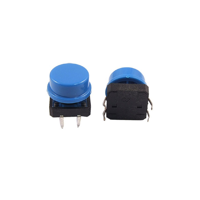 Pushbutton Mediano Azul PB-061BL