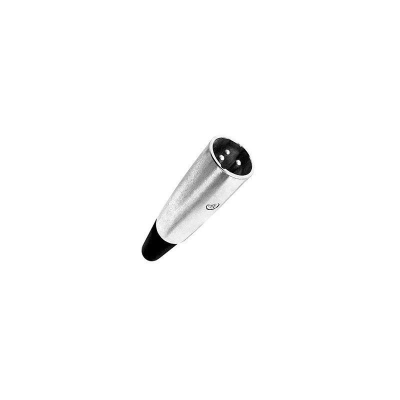 Conector Canon XLR macho metalico plug CA-215ML