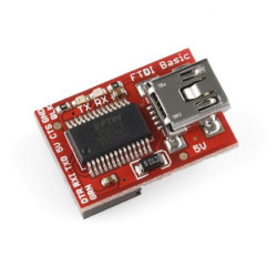 Mini USB a TTL Rojo FTDI232...