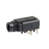 Jack 6.3mm placa negro CA-060PS