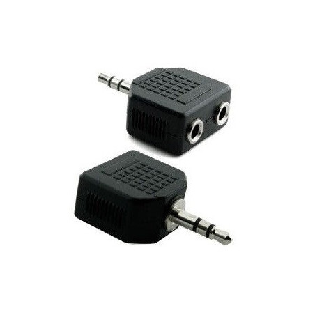 Jack Y 3.5mm a plug 3.5mm estereo CA-130PS