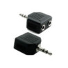 Jack Y 3.5mm a plug 3.5mm estereo CA-130PS