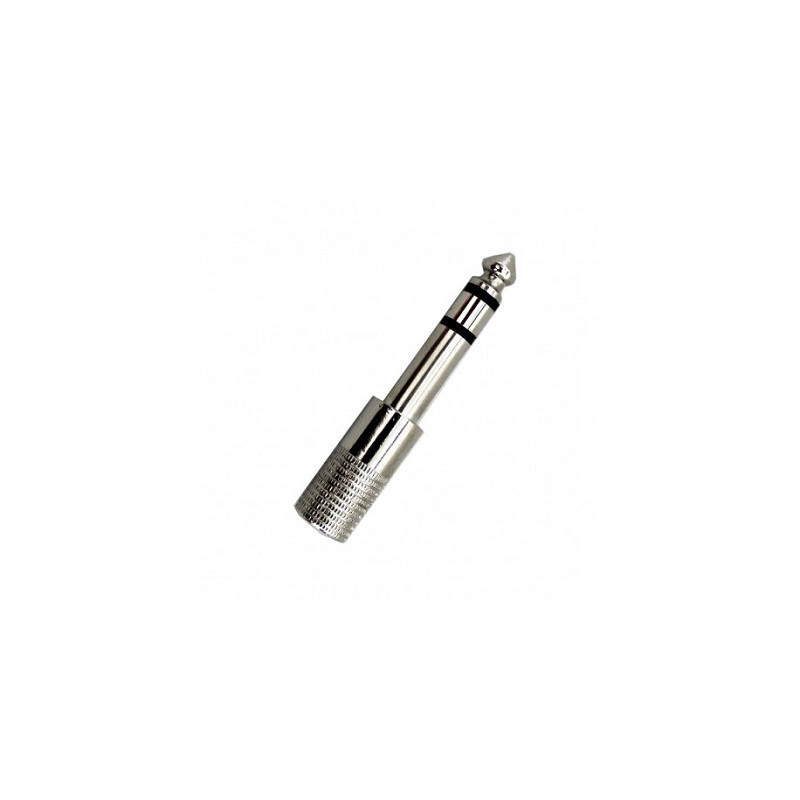 Jack 3.5mm a plug 6.3mm metalico estereo CA-086ML