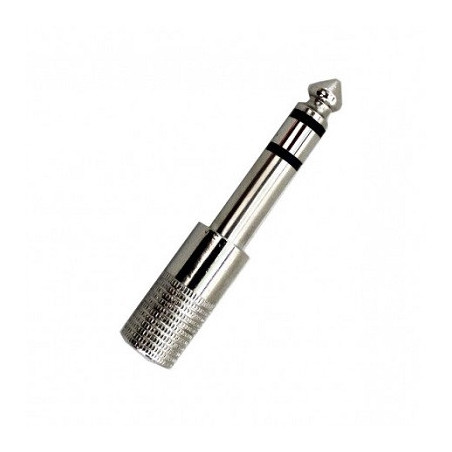 Jack 3.5mm a plug 6.3mm metalico estereo CA-086ML