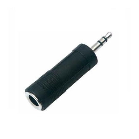 Jack 6.3mm a plug 3.5mm estereo plastico CA-050PS