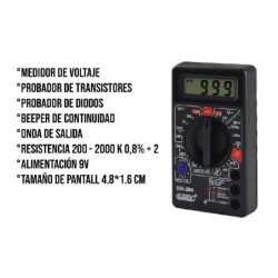 Multimetro digital con medicion de temperatura 535