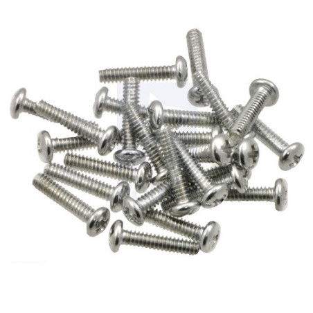 Tornillos 4-40 1/2" de largo 25pz 1962 Pololu