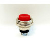 Pushbutton redondo rojo metalico PB-111RD