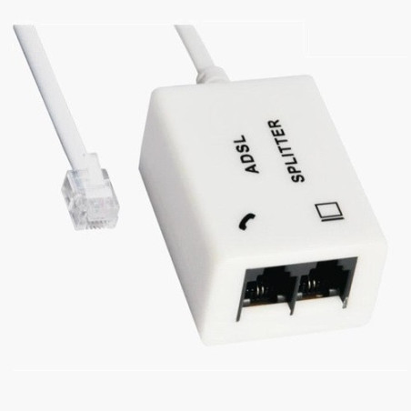 Divisor de Señal de Telefono y Modem ADSL splitter