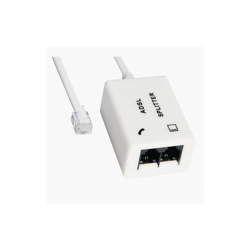 Divisor de Señal de Telefono y Modem ADSL splitter