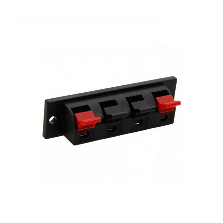 Conector tipo push para bocina de 4 puertos CA-225