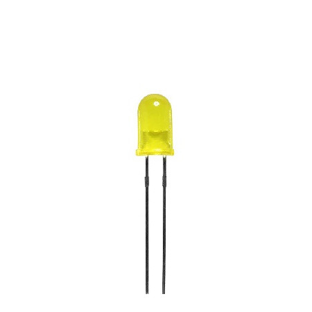 LED 5mm difuso amarillo