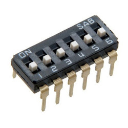 Dip-switch 6 fino DS-06L