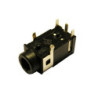 Jack 3.5mm placa negro mono CA-040PS