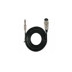 Extension negra para microfono 7.6 m