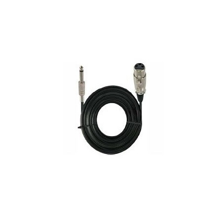 Extension negra para microfono 7.6 m