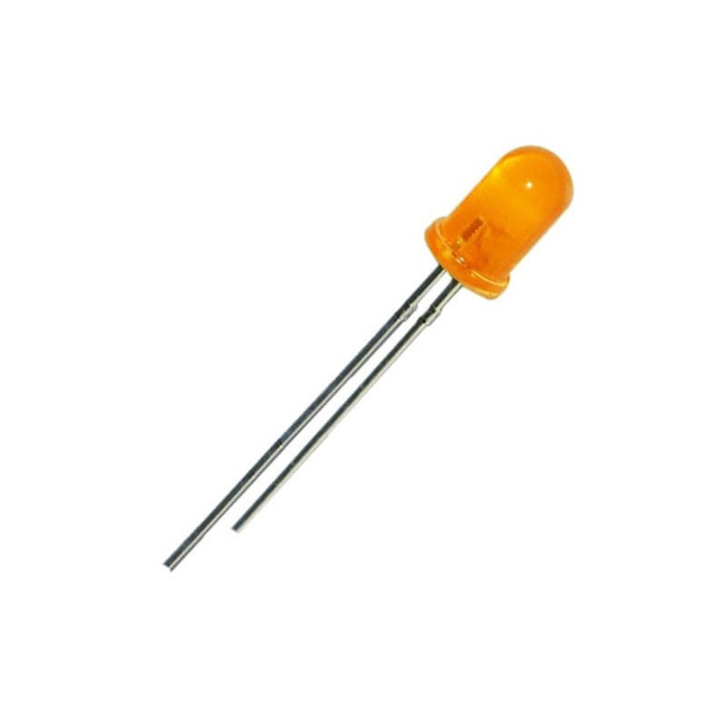 LED 3mm difuso naranja