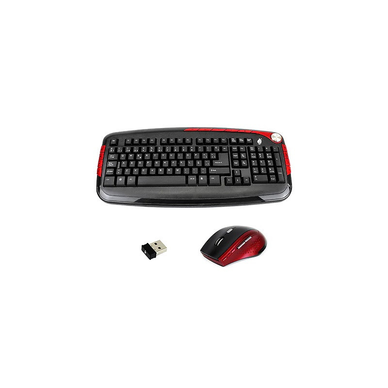 Kit teclado multimedia y mouse Bluetooth 18-8370