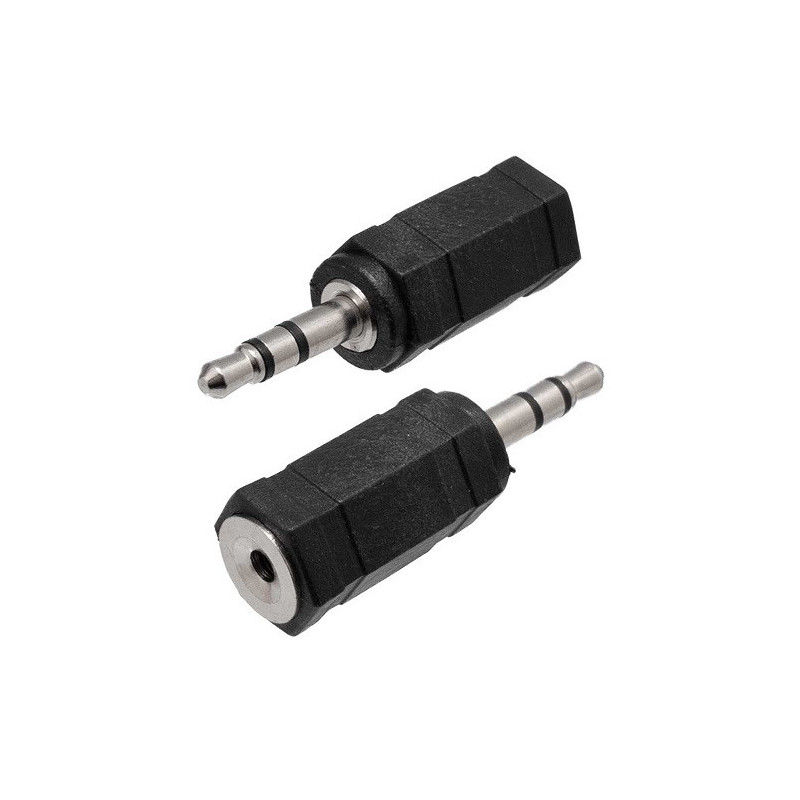 Jack 2.5mm a plug 3.5mm metalico CA-075PS