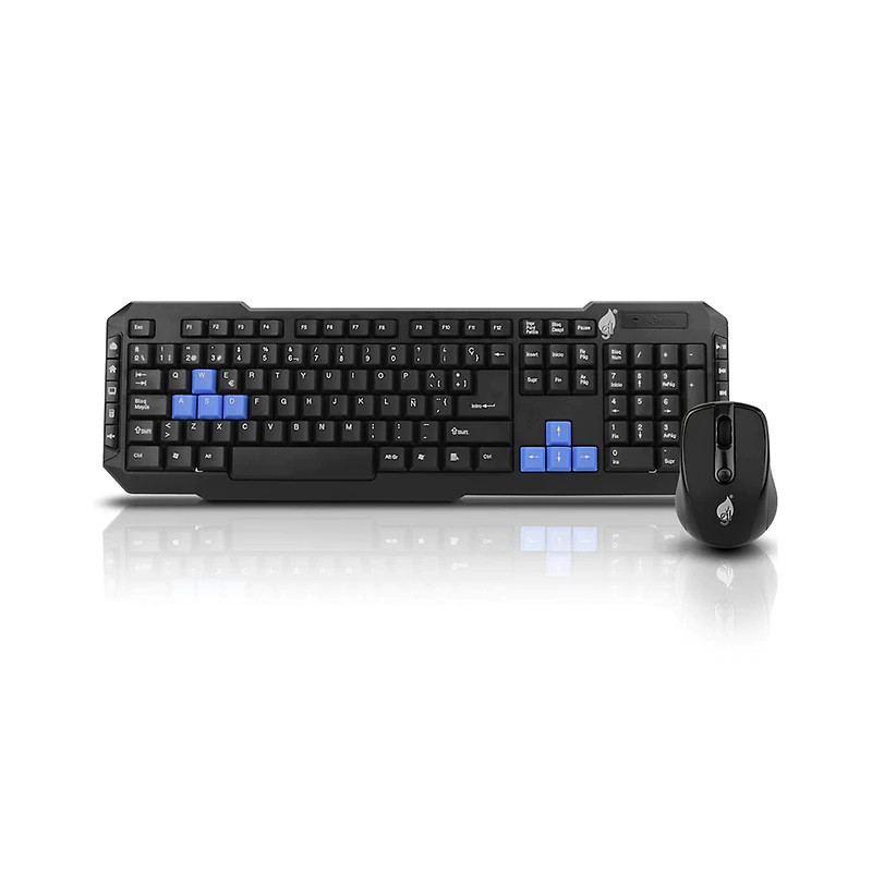 Kit teclado multimedia y mouse Bluetooth 18-8373