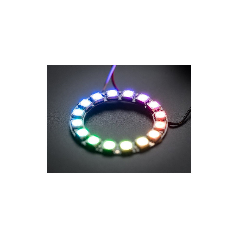 Neopixel anillo 16 LEDs 5050 RGB 1463 Adafruit