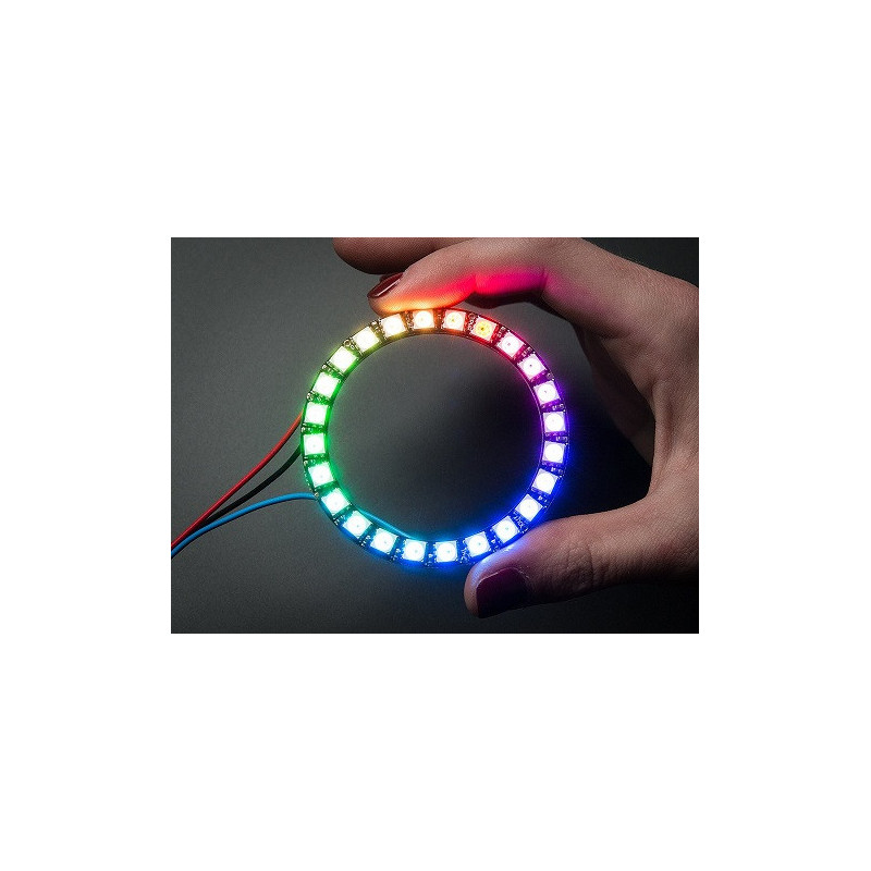 Neopixel anillo 24 LEDs 5050 RGB 1586