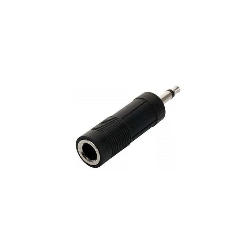 Jack TS 6.3mm a Plug 3.5mm mono plastico CA-049PS