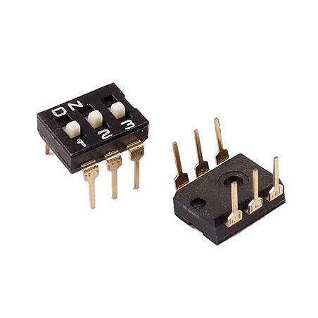 Dip-switch 3 fino DS-03L