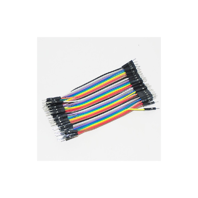 Kit jumper wire M-M 10cm 40 cables