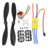 Kit Motor Brushless 4 helices para Drone ESC 30A