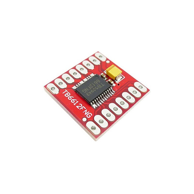 Controlador de doble motor tarjeta roja TB6612FNG