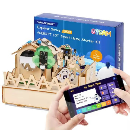Kit de inicio de IOT para hogares inteligentes ESP32 ACEBOTT QE001