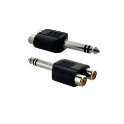 Jack Y RCA a plug TRS 6.3mm...