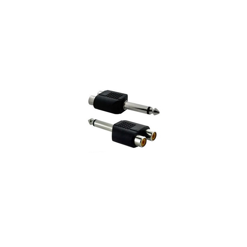 Jack Y RCA a plug TS 6.3mm mono CA-136PS