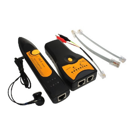 Kit probador buscador de cables RJ-45 y RJ-11 TM-8