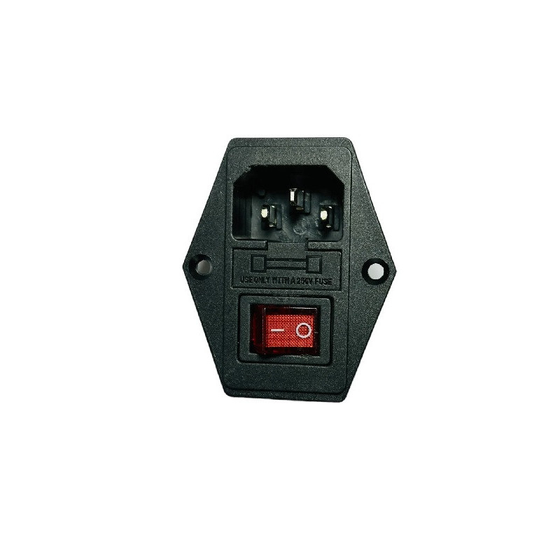 Interlock con switch y porta fusible y sujetador