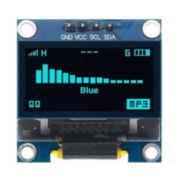 Display LCD OLED Azul Grafico I2C 128x64