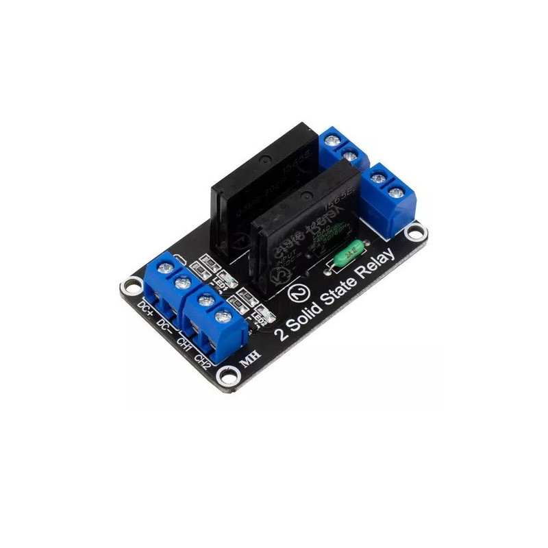 Modulo de 2 relevadores estado solido