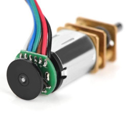 Motorreductor con encoder 6V 200 RPM