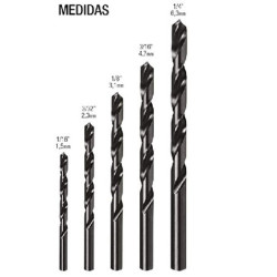 Juego de 5 brocas
