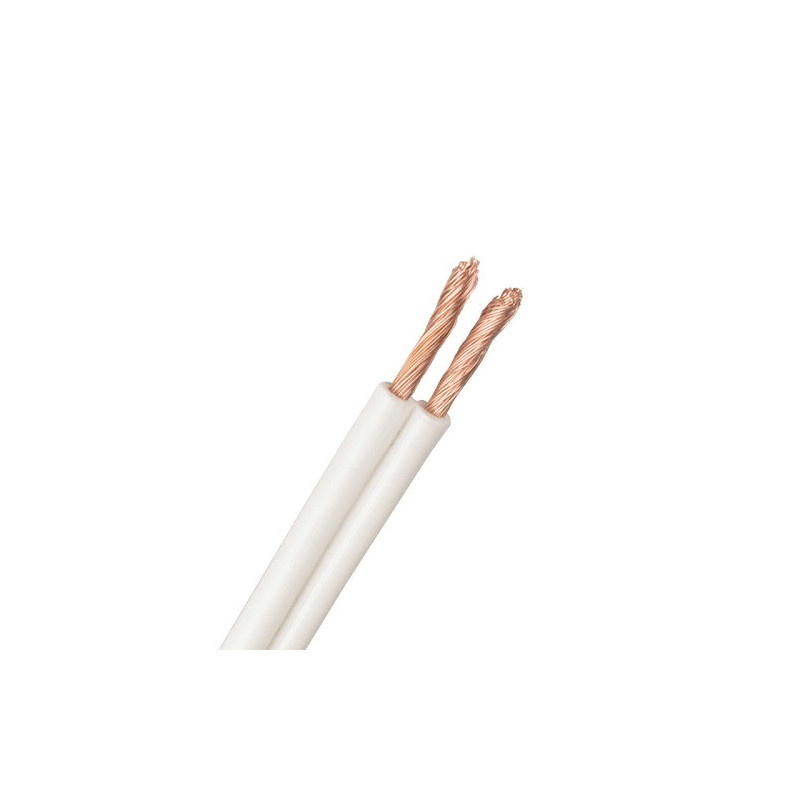 Cable duplex cal. 12 blanco