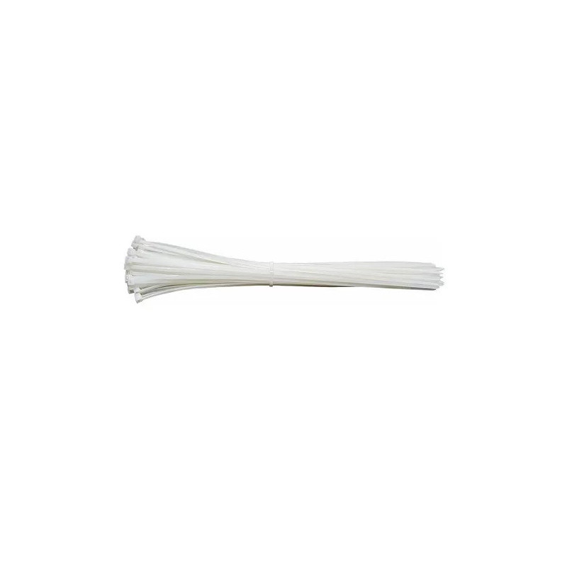 Cincho 30cm x 0.46cm blanco 50Pzs